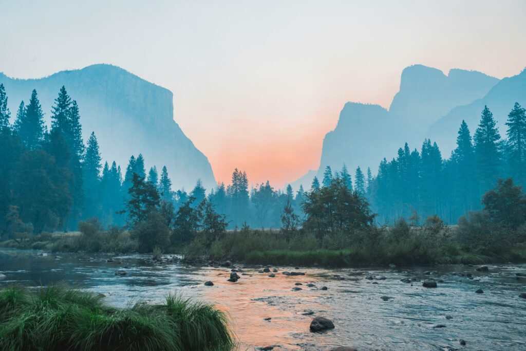 Half Dome in Yosemite glowing at sunset, ideal for value adventure travel 2025.